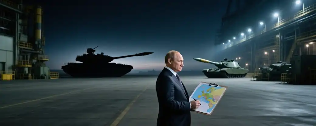 Путин обвиняет западные страны в наращивании военного производства