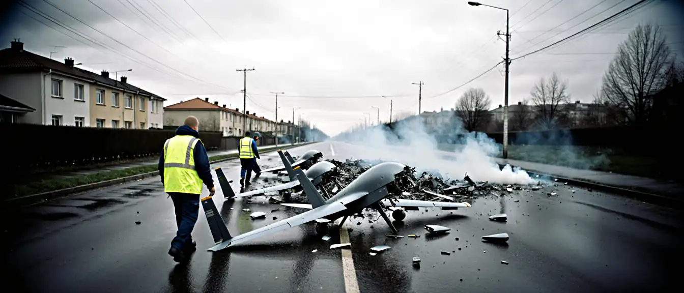 Под Москвой нейтрализована атака беспилотников: обломки шести дронов попали в зону работы экстренных служб