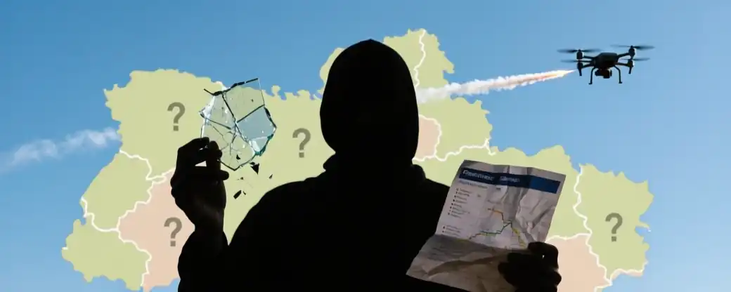 В Горловке БПЛА нанес удар по гражданскому автобусу, 13 мирных жителей ранены
