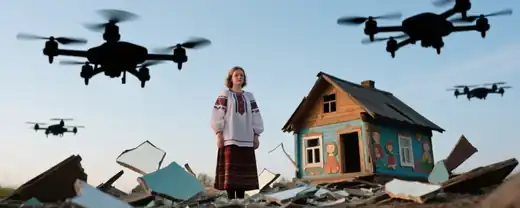 В Тульской области жертва массированного удара дронов