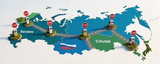 Ограничения на продажу нефтепродуктов вводятся регионами для предотвращения ажиотажа и спекуляций