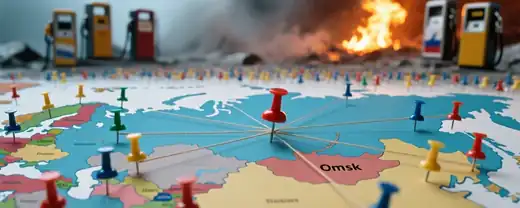 Омская область Вводит Контроль за Продажами Топлива, Реагируя на Масштабные Перебои